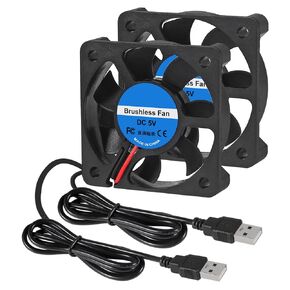 4Pcs 92mm USB Fan 92mm x 25mm Cooling Fan 5V 9225 USB DC Brushless Small Computer Case Fan Cooler for 3D Printer Cooling Electronics Air Purifier Cooling DIY Projects