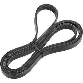 V-Ribbed Serpentine Belt No.38920RCAA03 - Car Alternator Power Water Pump Belt - for Honda Accord EX, LX 3.0L V6 - Gas 2003-2006 Rubber Black - 1 Pc