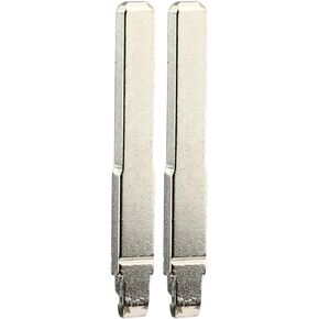 KeylessOption Keyless Entry Remote Fob Uncut Insert Flip Key Blade Blank for Ford 2013-2017 Fusion 2015-2019 F-150 F-250 Explorer (Pack of 2)