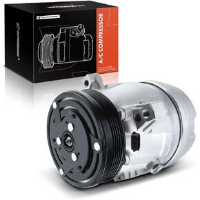 A-Premium Air Conditioner AC Compressor with Clutch Compatible with Buick Skylark Chevrolet Chevy Beretta Cavalier Corsica Pontiac Grand Am Sunfire Oldsmobile Achieva, w/ 5/8" Suction Port