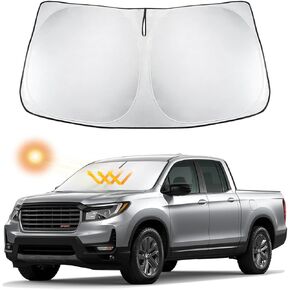 INTGET for 2017-2022 2023 2024 Honda Ridgeline Sun Shade Front Windshield Sun Visor Cover Car Sun Protector for Honda Ridgeline Accessories 2017 2018 2019 2020 2021 2022 2023 2024