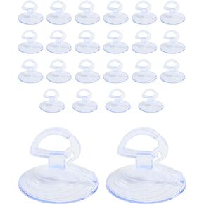 24PCS Car Glass Windshield Sunshade Suction Cups,Car Accessories Car Window Suction Cup with Strong Adsorption Force,Automotive Use Mini PVC Adsorption Holder,Universal for Car,SUV,Truck,RV
