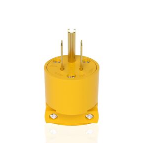 1PCS Extension Cord Ends Electrical Replacement Connector NEMA 5-15R 15A 125V Yellow Shell 2 Pole 3 Wire Grounding Female Straight blade electric plug replacement power cord socket,UL Listed.