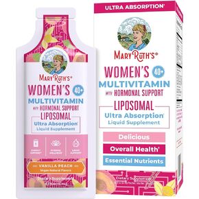 Multivitamin for Women 40+ | Womens Multivitamin Liposomal | Immune Support Supplement | Energy Supplements & Sleep Aid | Methylated Multivitamin | Vegan | Sugar Free | Non-GMO | 14 Servings