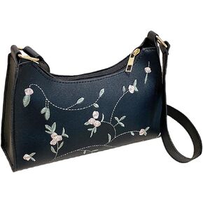 محفظة هوبو صغيرة من بورت آند لوتس للنساء، حقيبة كتف مطرزة صغيرة للنساء in Kuwait