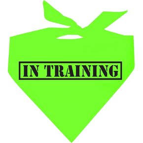 in Training Neon Dog Bandana (Assorted Colors)
