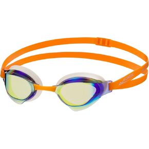 Jeorge Swimming goggles, competition wide vision mirror coating lens anti-fog UV protect goggles.