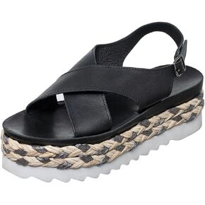 Antelope Women's Abby Leather Flat Platform Sandals