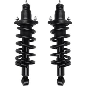 Autoround Rear Complete Shock Absorber 171380R+171380L Compatible with Honda CR-V 2002 2003 2004 2005 2006, Left & Right Struts with Coil Spring Assembly