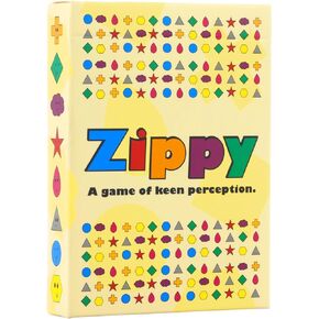Zippy The Amazing Game of Keen Perception - Visual Games for Kids and Adults - Endless Playability for Ages 5-99 - Easy and Quick Card Games