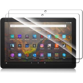 [2 Pack] Blue Light Screen Protector for Amazon Fire HD 10/Fire HD 10 Plus/Fire HD 10 Kids/Fire HD 10 Kids Pro Tablet, Anti Glare Filter 10.1in(11th Gen, 2021 Released), Tempered Glass in Kuwait