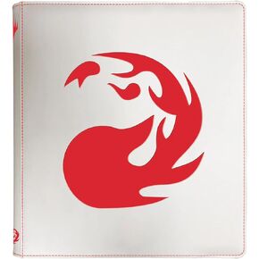 Ultra PRO - Mana 8 12-Pocket Zip PRO-Binder - Mountain for Magic: The Gathering، يحمل ويحمي 480 بطاقة ذات حجم قياسي، إصدار جامعي متين للتجارة الآمنة وجيب التحميل الجانبي