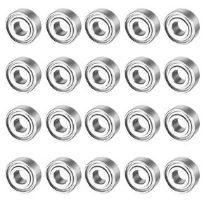 uxcell 20pcs MR105ZZ 5mmx10mmx4mm Double Shielded Miniature Deep Groove Ball Bearing