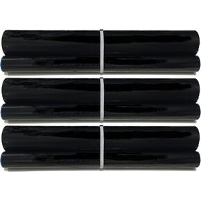 3-pack of UX-5CR Fax Film Ribbon Refill Rolls Compatible with Sharp Fax UX-P100 UX-P105 UX-P115 UX-P200 UX-P200RF UX-CL220 UX-255 UX-A255 UX-260 UX-A260 UX-CC500 UX-CD600 UX-LD600