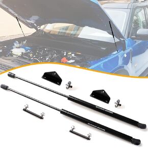 Hood Struts Lift Support Kit for Ford Bronco Sport 2021 2022 2023 2024 Accessories Front Quick Hood Lift Supports Shocks Gas Springs Prop Rod Replacements, 2 Pack Black
