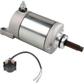 WATERWICH Starter with Relay Compatible with Honda Sportrax 400EX TRX400EX 1999-2004 Replacement for 31200-HN1-000