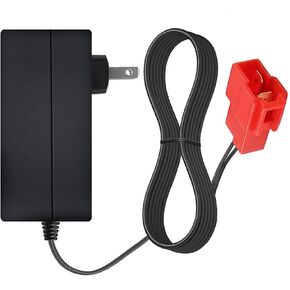 Replacement 6 Volt Battery Charger for BMX X6 Kid TRAX Disney GMC Dinsney Wal-Mart Kid TRAX Moto ATV Quad Disney Ride On Car Red Square Plug, 6V Kids Ride On Car Charger