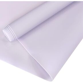 XHT Jelly Pvc الفينيل لفة 11.8 "× 53" لينة الصلبة الملونة السلس نسيج PVC مقاوم للماء لحصيرة فيونكات الشعر صنع المجوهرات (أسود)