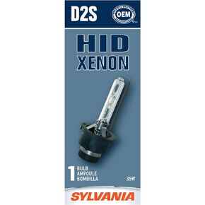 SYLVANIA - D2S Basic HID (High Intensity Discharge) Headlight Bulb - High Performance Bright, White, and Durable Lamp (Contains 1 Bulb)