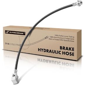 A-Premium Rear Center Brake Hydraulic Hose Compatible with Select Nissan Models - D21 1993-1994, Frontier 1998-2001, Xterra 2000-2004 - Replace# 462102S71A