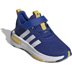 adidas Racer TR23 Sneaker, Team Royal Blue/White/Utility Yellow, 2.5 US Unisex Little Kid
