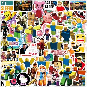 100PCS Game Stickers, Cool Sticker, Funny Decal, Waterproof Vinyl for Kids, Girls, Boys, Teens, for Laptops, Water Bottles, Cars, and More, Suitable for Birthday, Graduation Gifts in Saudi Arabia