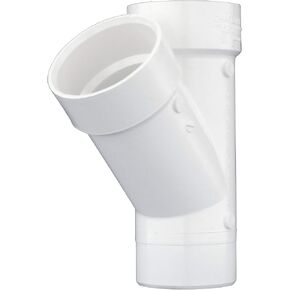 CHARLOTTE PIPE 3 DWV WYE Street DWV (Drain, Waste and Vent) (1 Unit Piece) in Saudi Arabia