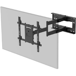 Monoprice 360 Full-Motion Articulating TV Wall Mount - Portrait and Landscape, for TVs 40in to 75in, Weight Capacity 110 Lbs, Extension 3.3in to 31.5in, VESA Patterns Up to 400x400 - EZ Series