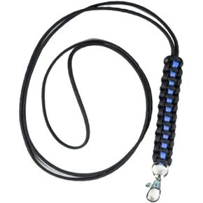 Paracord Survival Lanyard Neck Strap for Keys, Badges & IDs, Whistle, etc.