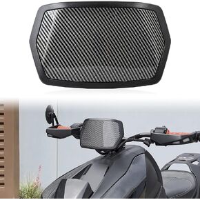 SAUTVS Carbon Fiber Pattern Plastic Gauge Spoiler for Can-Am Ryker, Carbon Fiber Style Gauge Spoiler Kit for Can Am Ryker 600 900 Sport & Ryker Rally All Models Accessories (1PC, Replace #219400818)