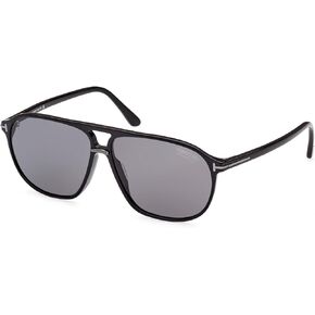Tom Ford BRUCE FT 1026-N Shiny Black/Grey 61/12/145 men Sunglasses