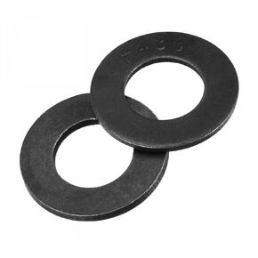 uxcell 3/4-Inch Flat Washer, Alloy Steel Black Oxide Finish Pack of 25