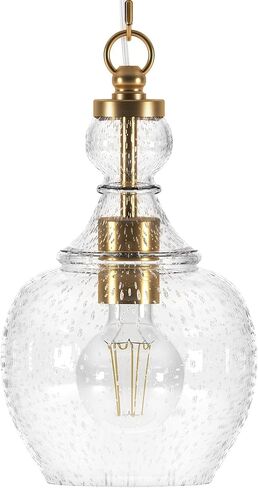 مصباح أرضي Henn&Hart Arc مع غطاء زجاجي باللون البرونزي الأسود/البذور، مصباح أرضي للمكتب المنزلي وغرفة النوم وغرفة المعيشة in Kuwait