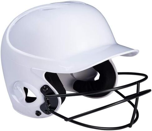 Mizuno MVP Series Solid Youth Batting Helmet with Fastpitch Softball Mask in Saudi Arabia