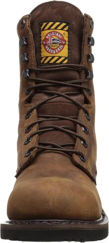 Justin Original Work Men's Wyoming Waterproof Steel Toe Work Boots Brown 10 D in Saudi Arabia