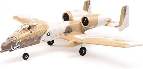 E-flite RC Airplane UMX A-10 Thunderbolt II 30 مم EDF BNF بطارية إرسال أساسية وشاحن غير متضمن مع AS3X وSafe Select 562 مم EFLU6550 in Saudi Arabia