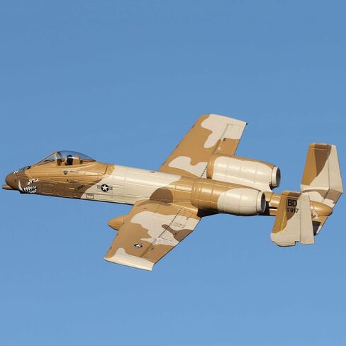 E-flite RC Airplane UMX A-10 Thunderbolt II 30 مم EDF BNF بطارية إرسال أساسية وشاحن غير متضمن مع AS3X وSafe Select 562 مم EFLU6550 in Saudi Arabia