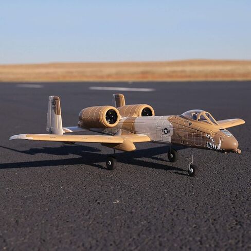 E-flite RC Airplane UMX A-10 Thunderbolt II 30 مم EDF BNF بطارية إرسال أساسية وشاحن غير متضمن مع AS3X وSafe Select 562 مم EFLU6550 in Saudi Arabia