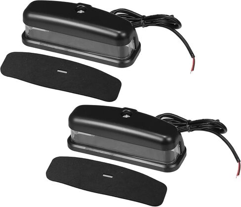 مجموعة ضوء لوحة ترخيص السيارة LED رقم XFC100550 لسيارة Land Rover Defender 90 1994-1997 ضوء أبيض بلاستيكي (مجموعة من 2) in Saudi Arabia