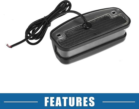 مجموعة ضوء لوحة ترخيص السيارة LED رقم XFC100550 لسيارة Land Rover Defender 90 1994-1997 ضوء أبيض بلاستيكي (مجموعة من 2) in Saudi Arabia