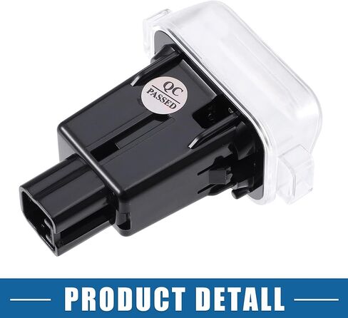 سيارة 6000K الأبيض لوحة ترخيص LED ضوء الجمعية GHK1-51-270B 2835SMD لمازدا 6 2014-2020 ABS واضح أسود 1 زوج in Saudi Arabia