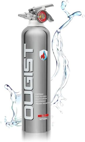 طفاية حريق للمنزل 9 في 1 طفاية حريق محمولة للسيارة / المطبخ / المنزل - سهلة التنظيف والتي يمكن أن تمنع إعادة الاشتعال. in Kuwait