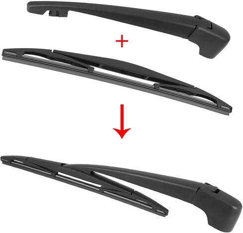 TOP-VIGOR 11 Inch Rear Wiper Blade Compatible with Lincoln MKC 2014 2015 2016 2017 2018 2019, Rear Windshield Wiper Blade in Kuwait