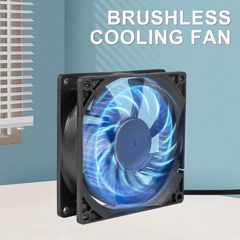 4 قطع 92 مم مروحة USB 92 مم × 25 مم مروحة تبريد 5 فولت 9225 USB DC بدون فرش حافظة كمبيوتر صغيرة مروحة تبريد للطابعة ثلاثية الأبعاد إلكترونيات تبريد ومنقي الهواء لمشاريع التبريد DIY in Kuwait