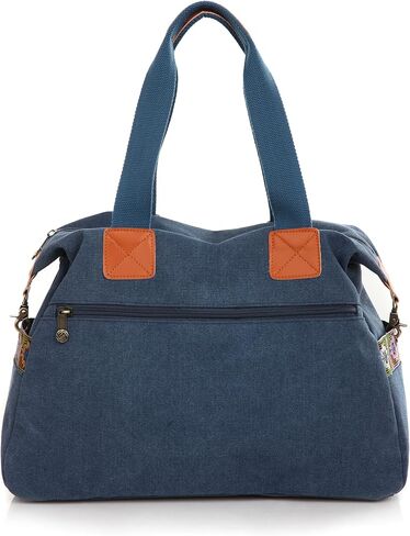 Women's Canvas Vintage Shoulder Bag Hobo Daily Purse Large Tote Shopper Handbag boho crossbody bag Medium Large in Saudi Arabia