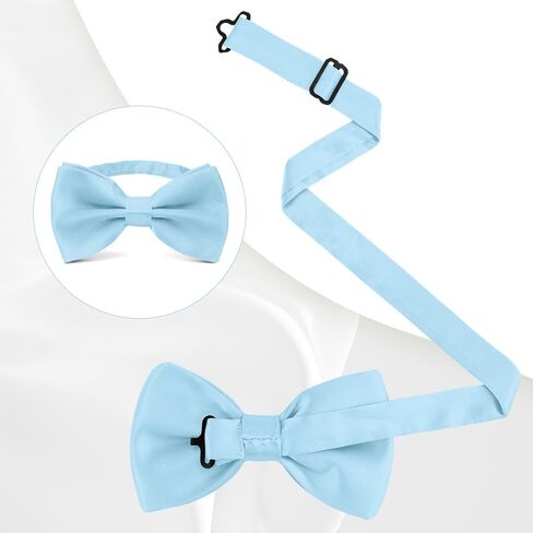 3 قطع ربطة عنق، ربطات عنق للرجال، ربطات عنق مربوطة مسبقًا للرجال، ربطة عنق قابلة للتعديل لحفلات الزفاف والحفلات والتخرج in Kuwait