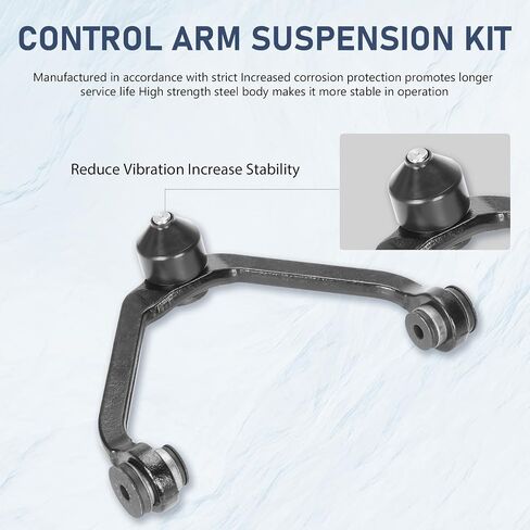 Front Upper Control Arm Assembly (for Front Torsion Bar 2pc design) Fit for 1995-2001 Ford Explorer 1998-2007 Mazda B3000 B4000 1998-2011 Ranger 1997-2001 Mercury Mountaineer K8708T K8710T in Saudi Arabia