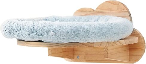 Solid Wood Wall Mounted Carpet-Covered Cat Shelves, Cat Wall Furnitures, Floating Shelves, Cat Wall Scratching Post, Cat Steps, Cat Stairs, Cat Perch in Kuwait