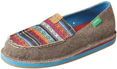 Twisted X Women's Serape Driving Moccasin Shoes Moc Toe - Wcl0005 in Saudi Arabia