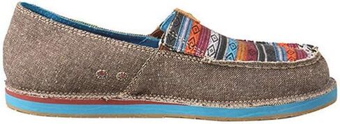 Twisted X Women's Serape Driving Moccasin Shoes Moc Toe - Wcl0005 in Saudi Arabia